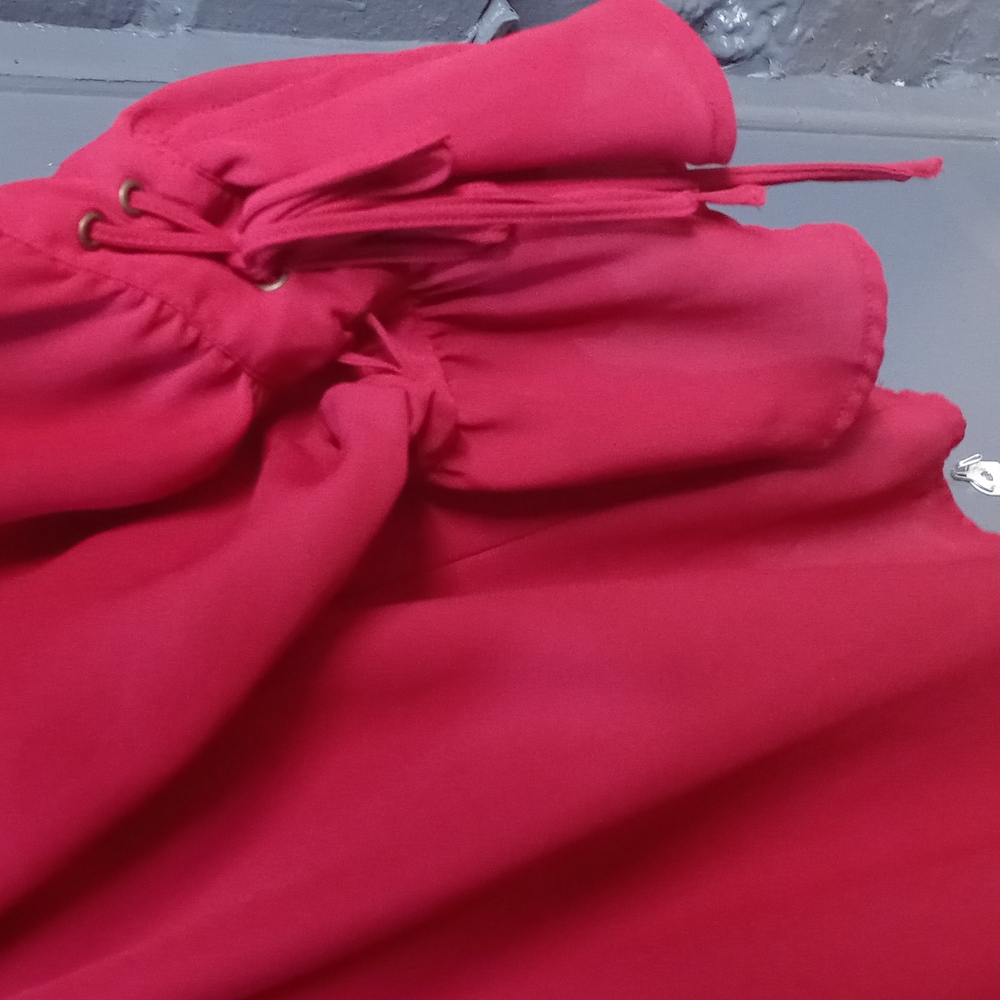 Maroon Translucent Top - image 2